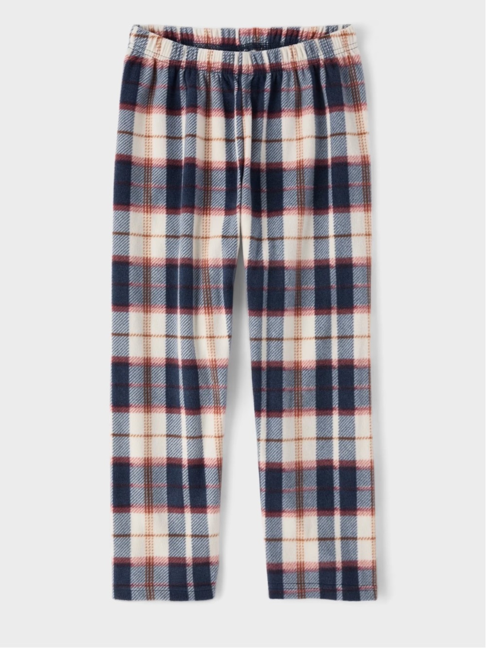 The Children’s Place Boys Plaid Microfleece Pajama Pants Blue M NWT IN PKG